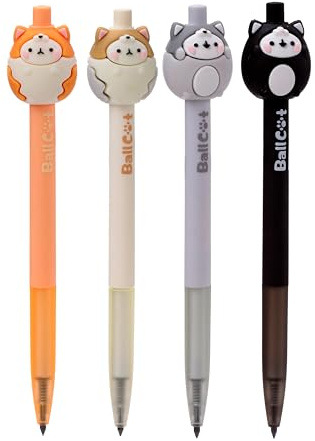 Puckator Bleistift mit niedlicher Katze, cooler, niedlicher Unendlichkeitssymbol, ohne Tinte, unbegrenzt, für Kinder, Schule, Zeichnen, Journaling, Schulbedarf, Stifte, Bleistifte, Geschenke