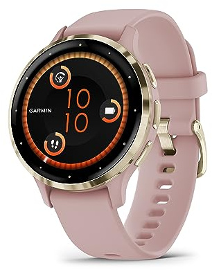 Garmin Venu 3S 3,05 cm (1.2) AMOLED Numérique 390 x 390 Pixel Écran tattile Or, Rose Wifi GPS (satellitare) (Rinnovato)
