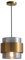 Kaj Hejmo Modern Pendant Light- Cylinder Glass Lampshade Ceiling Lights Iron Gold Ring Accents- E27 led Indoor Lighting for Bedroom Kitchen Island & Dining Room Lamps (Smoke Grey, Cord Hang-1-light)
