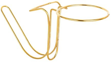 Gralara Porta-Secchiello per Il Ghiaccio da Tavolo Porta-frigo per Telaio Robusto Porta-Secchiello per Vino Porta-barile per Barbecue all'aperto per, Oro 43.5x18 cm