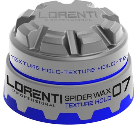 LORENTI TOKYO & SEOUL Spider Hair Wax No.7 Grau 150ml | Pomade mit Wet-Effekt | Haarwachs mit Glanz - Haargel Kinder | Haargel Männer | hair gel wax | Cream styling wax