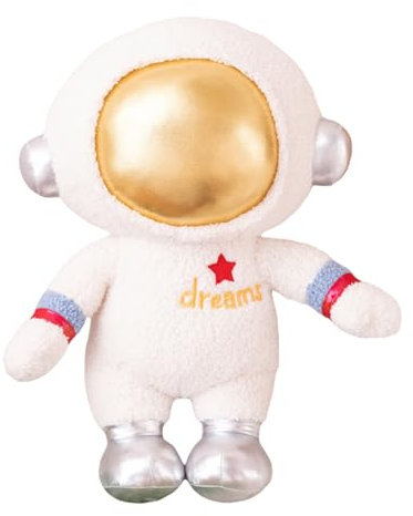 Ueiwffzo Astronaut Plüschtiere, Stofftier Astronaut Plüschkissen Gefüllte Puppe Niedliche Rakete Weiche Kuscheltiere Spielzeug für Jungen Mädchen Geschenk Spielzeug (Astronaut 32cm)