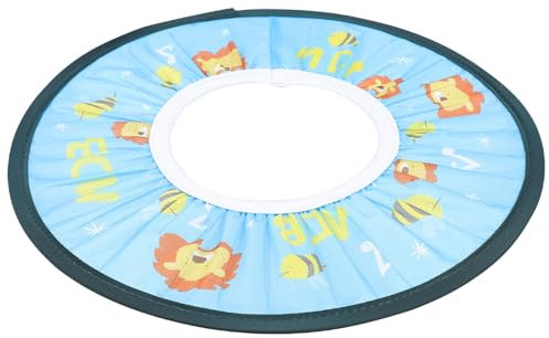 Adjustable Baby Shower Cap - Blue Kids Bath Hat with Ear Protection, Soft Pp & Tpe Material, Fits 11-24 Inches, Ideal for Infants and Toddlers