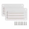 Lot de 2 grilles d'aération pour camping-car, légères et compactes, adaptées pour les camping-cars et les bateaux (blanc)