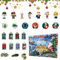 Fonyet National Lampoon's Christmas Adventskalender 2024 Christmas Adventskalender 24 Tage Weihnachts Hängendes Ornament Countdown Kalender für Erwachsene und Kinder (Stil B)