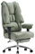 EXCEBET Ergonomic Office Chair – High Back PU Leather Executive Desk Chair with Adjustable Armrests, Swivel Computer Chair for Home Office, Heavy Duty Support up to 400 lbs (Light Green-1)