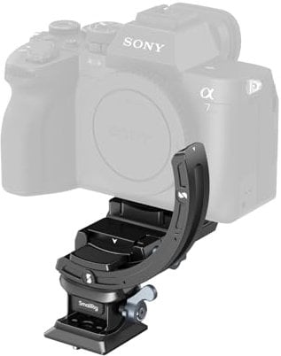 SMALLRIG Kit Piastra di Montaggio Orizzontale-Verticale per Fotocamere Mirrorless, per Sony, per FUJIFILM, per Nikon, per Canon, con Piastra a Sgancio Rapido Tipo per Arca - 4349