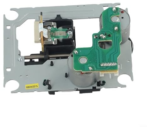 Snowchecking SF-P101N CD-Player Mechanismus 16-polig Komplettmontage mit optischer Tonabnehmer für Sanyo, Philips, Alba & mehr, 136g, schwarz, kompatibel mit Kopfhörer & Lautsprecher