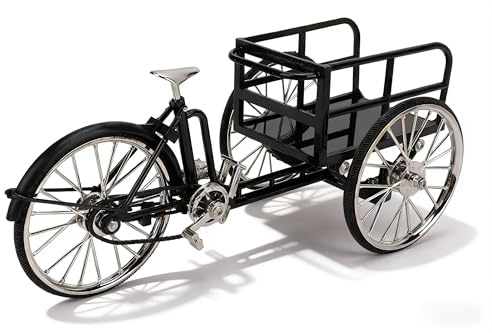 ANKROYU Fahrrad Modell Deko, Mini-Dreirad Legierungs-Dreirad-Ornament, Collection Deko, Spielzeug-Dreiradmodell, Fahrradmodell-Sammlung, Mini-Fahrrad-Heimdekoration für Nachttisch