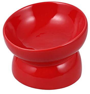 iplusmile Dog Feeder Large Slow Feeder Dog Bowl High Feet Ceramic Pet Feeding Bowl Stand