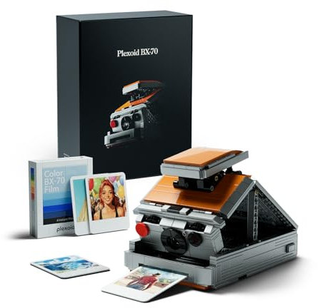Nifeliz Plexoid BX-70 Camera Building Set for Adults, Vintage Photography Model Toy to Build and Collect, Retro and Creative Gift for Camera Lovers (680 PCS, NF10303)