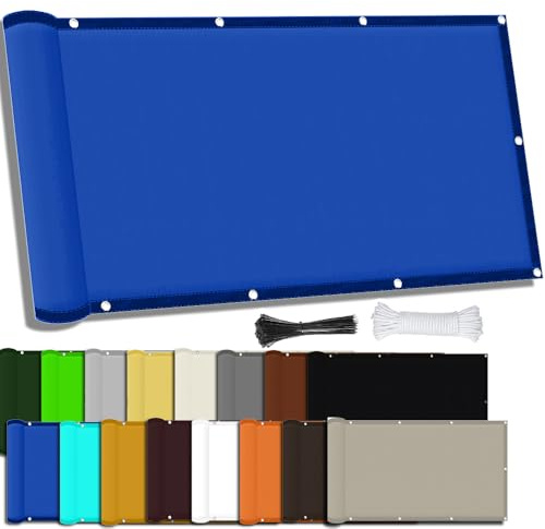 MAJINGC Rechteckige Quadratische Schattenplane 1.5X3M wasserdichte Sonnensegel Rechteckig Aus 98% UV-Schutz Geeignet Für Outdoor, Garten, Patio, Terrasse,Party Blau