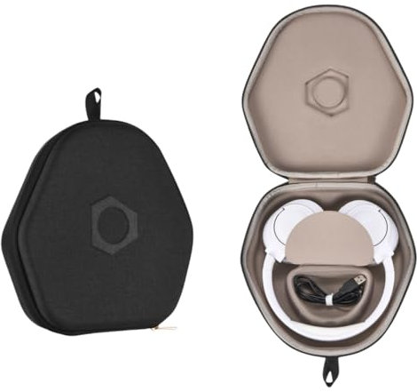 Over Ear Headphones Case for JBL Tune 770NC,for JBL Tune 760NC,for JBL Tune 720BT,for JBL Tune 710BT. Headphones case Stowable Audio Cable Easy to Carry for Work Travel Fitness (Black)