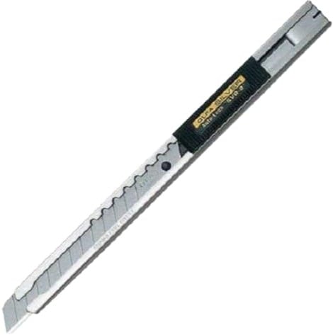 Olfa - Cutter Taglierino Lama 9Mm Svr-2 Nuovo Con Cursore Acciaio Inox