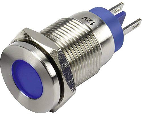 TRU COMPONENTS 1302130 LED Signalleuchte, blau, 12 V/DC, 1 Stück
