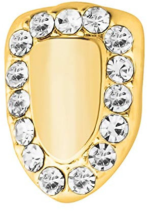 Iced 9x6mm Bling Grill - One Size fits All Zahnaufsatz Gold