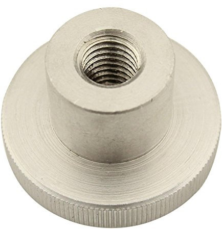 Rändelmuttern (hohe Form) - M10 - (2 Stück) - DIN 466 - rostfreier Edelstahl A1 (VA) / NIRO - SC466 | SC-Normteile