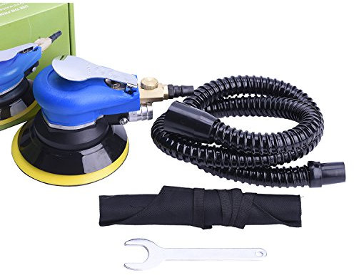 ZHONG AN Professioneller Exzenterschleifer, 12,7 cm, Dual-Action-Handschleifer, für Karosseriearbeiten, Klett-Vakuumsystem