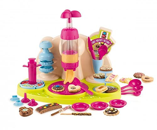 Smoby Chef - Easy Biscuits Factory - Fabrique à Gâteaux + Livre de Recettes - Atelier de Cuisine Enfant - Nombreux Accessoires - Dès 5 Ans - 312109