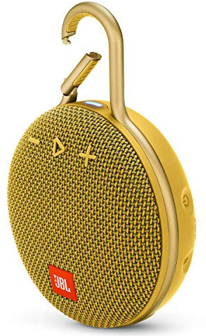JBL Clip 3 Portable Waterproof Wireless Bluetooth Speaker | Mustard Yellow