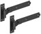 Merriway BH06850 Türscharniere mit gekröpftem Hals, 250 mm, Schwarz, 2 Stück