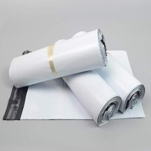 Versandtaschen Versandbeutel Versandtüten Blickdicht Plastik Beutel Kurierumschlag 40 x 50 cm + Klappe 5 Kunststoff Selbstklebend Für den Transport von Kleidung Gütern und Textilien (50)