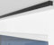 ALOHA Gardinenschiene aus Aluminium Vorhangschienen, Deckenbefestigung 1, 2, 3, 4, 5 -läufig für Schiebevorhänge, Vorhänge (ITU / 1-läufig / 120cm / nur Gardinenschiene/Schwarz)
