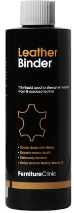 Furniture Clinic Leather Binder - A Liquid Filler That Can Be Used to Strengthen Heavily Worn or Cracked Leather (500ml)