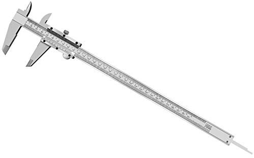 ZLKSKER Calibre Vernier de 300 mm, micrómetro, herramienta de medición de precisión de acero inoxidable (pulgadas/métrico), profundidad, interior/exterior/medida de paso, 0,02 mm