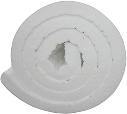WMEIE Fiber Insulation Blanket Roll, 2300 F Ceramic Fiber Blanket Fireproof Insulation Baffle for Stoves Furnace Fire Bricks Boilers Kilns Pizza Ovens,40mm 0.61x3.6m