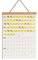 HFSD Täglicher 2022 Wandkalender mit gefaltetem Winkel, gleicher kreativer Uhrkalender für TV-Serien, 29 x 39,6 cm, Haushaltskalender (Farbe: Weiß, Größe: 29 x 39,6 cm)