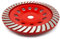Schwerlast 7 '' 180mm Turbo Diamantschleifbecher Radsegment Schleifscheibe for Winkelschleifer Marmor Granit Beton Schleifwerkzeug