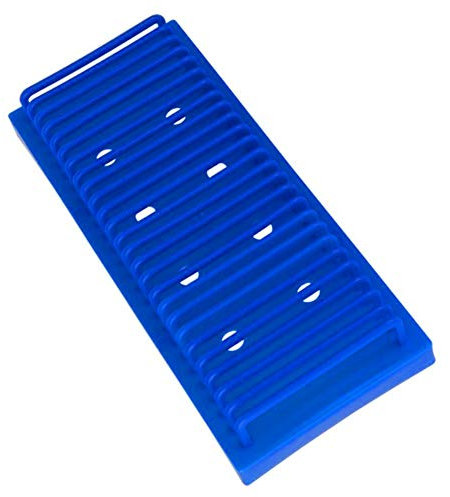 JUJNE Escurridor tipo estante de drenaje para placa de vidrio electroforesis, soporte de secado para la escuela y el laboratorio