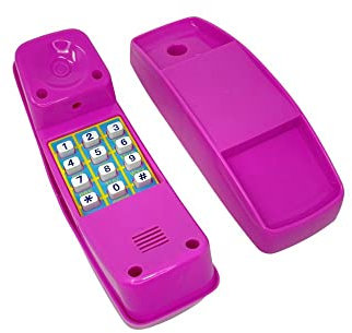 Kids Pink Toy Play Telephone perfect for Childrens outdoor Climbing frames, Tree House, Play Den