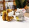 NYCK 2 Doll Dolls Greedy Serie Puppen Katze Und Maus Halten Bambus Panda Eichhörnchen Puppen Puppen 18cm