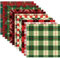 SouiWuzi Weihnachtsmusterpapier, 12 Designs, 24 Stück, doppelseitig kariert, 12 x 12 Papierblöcke, DIY dekorative Weihnachtspapierblöcke für die Kartenherstellung, Scrapbook – Bastelpapier