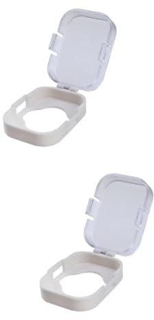 Toyvian 2 Pcs Safety Lock Cover Door Knob Cover Lock Door Knob Protector Cover Door Knob Covers Stove Door Knob Safety Cover Door Anti- Lock Cover Door Lever Water Proof Abs Child