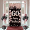 60th Birthday Decorations for Women, Happy 60 Years Old Fabric Sign Poster Rosegold Backdrop Door Banner, 60th Birthday Party Supplies Photo Background Welcome Sign, 180 cm x 90 cm