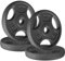 Yes4All 1 Inch Grip Cast Iron Weight Plates for Dumbbells – Standard Weight Plates - 5lb - 4pcs