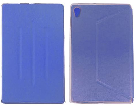 REY Funda Cubierta Inteligente Plegable para Lenovo Tab M10 HD 10,1 (X306 - X306X - X306F), Flip Smart Cover, Carcasa Protector, Azul Oscuro