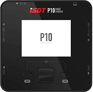 ISDT P10 Smart Lipo Ladegerät, DC 250W/10A x 2 Dual Channel Lipo Batterieladegerät, RC Auto Batterieladegerät für 1-6S Life/LiIon/LiHv/Pb/NiMH/Cd Akku