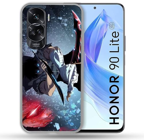 Verstärkte Schutzhülle für Honor 90 Lite 5G Manga Solo Leveling Sung Schwert