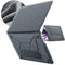 KAIJIAbox for MacBook Pro 14 inch Case,Woven Fabric Case with Foldable Stand,Bottom Mesh Structure Heat Dissipation,for MacBook Pro 14“ (2021-2024) [M4/M3/M2/M1], Gray