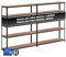 ALL Premium Schwerlastregal 2er Set 180x150x40 cm Schwarz 1250kg Traglast, stabiles Regal 40 cm tief geeignet als Lagerregal Metall, Werkstattregal & Regal Metall Schwarz, vielseitige Lagerregale