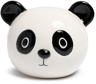Spardose für Kinder aus Keramik zum Öffnen – Susu, der Panda, süße Tiere