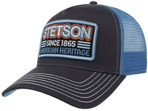 Stetson American Heritage Since 1865 Trucker Snapback Cap Herren Sommer dunkelblau One Size