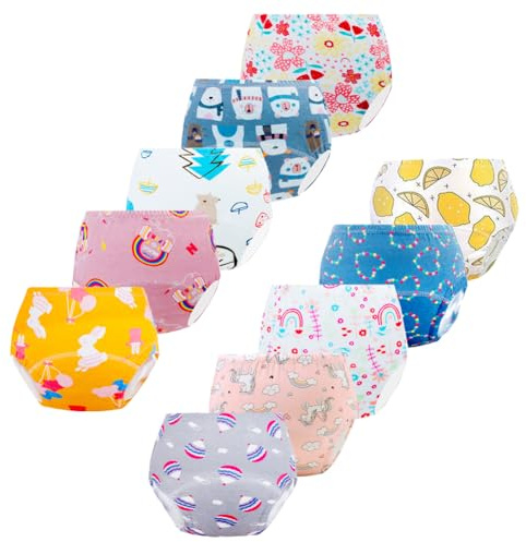 Baby Potty Training Pants Boys Girls Training Underwear Reusable (10 Pack)