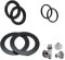 WUSJCOF 6 pièces Ensemble de Joints Toriques, Rondelles d'Étanchéité en Caoutchouc, Grand Assortiment pour Vannes de Piscine, Compatible avec Pompe Piscine, Jacuzzi