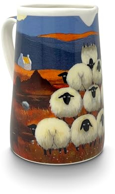 Eejits – Thomas Joseph Milchkännchen 350 ml – Milchkännchen aus Knochenporzellan – Bauernhausküche