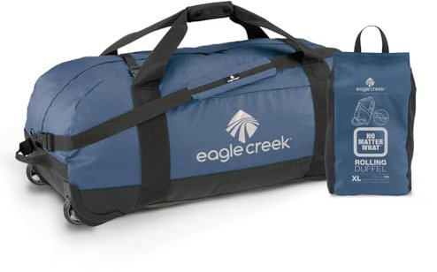Eagle Creek No Matter What Rolling Duffel L I Ultraleichte, abwischbare Reisetasche für Camping und Outdoor, slate blue